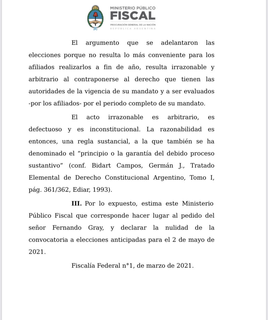 Fallo a favor de Fernando Gray