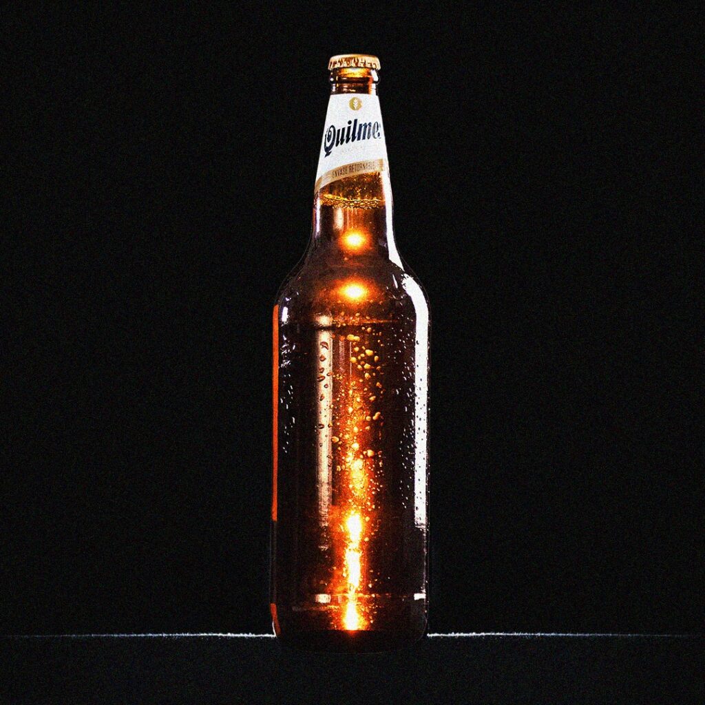 La Quilmes sin etiqueta 